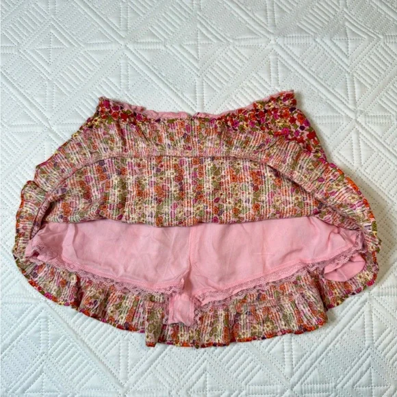 Free People Ellia Printed Floral Skort & Tank Top Set Size S - Picture 10 of 14